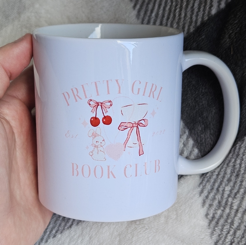Pretty Girl Book Club White Mug